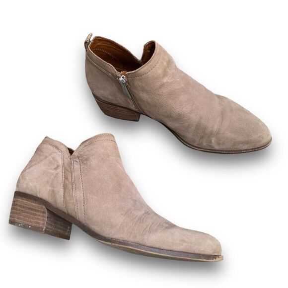 Franco Sarto Laslo Tan Ankle Booties Shoes Leather Women’s size 9 - Picture 14 of 14